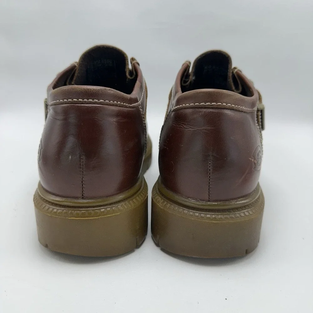 Skechers Buckle Platform Chukka‎ Chunky Lug Shoes Mens Sz 9.5 Y2K 90s Brown